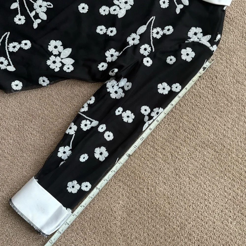 bebe Black and White Floral Mini Dress - Picture 10 of 10